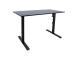 Työpöytä ERGO OPTIMAL 1 moottorilla 120x60cm, musta
