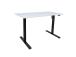 ERGO OPTIMAL työpöytä 1 moottorilla 120x60cm, valkoinen