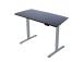 Työpöytä ERGO FIT 1-moottori 120x68xH71,5-116cm, musta/harmaa harmaa harmaa