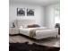 Sänky EMILIA 180x200cm, patja HARMONY TOP, beige, 186,5x219xH105cm, MDF, puu, polyesterikangas