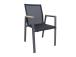 Puutarhakalusteet TAMPERE pöytä 160x80xH75cm, 4 tuolia 56x63xH90cm, lampi, alumiini