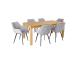 Ruokapöydän setti CHICAGO NEW ja 6 tuolia