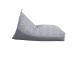 Laukkutuoli ROMB 130x80x20/70cm, harmaat timantit/harmaa, 100% polyesteri, kangas 351/895