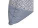 Laukkutuoli ROMB 130x80x20/70cm, harmaat timantit/harmaa, 100% polyesteri, kangas 351/895