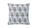 Tyyny HOLLY 45x45cm, riikinkukon häntä, 50% polyesteri, 50% puuvilla, kangas 441