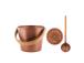 Saunakauha RENTO COPPER, 5L, alumiini/bambu
