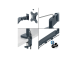 Monitoriteline 2-lle Leitz Ergo Space-Saving Dual with Laptop Arm