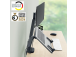 Monitoriteline 2-lle Leitz Ergo Space-Saving Dual with Laptop Arm