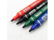 Permanentne marker PENTEL N50 koonilise otsaga metallkorpusega must