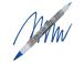 Permanentne marker SAKURA Identi-Pen kahe otsaga 0.4 & 1.0mm sinine