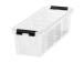 Muovilaatikko kannella SMARTSTORE Classic 3,5L 4 lokeroa, 4 lokeroa, 38 x 14 x 11 cm