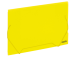 Muovinen kansi kumilla GRAND A4 läpinäkyvä keltainen