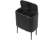 Roskakori 3x11L jaloilla BRABANTIA Bo Touch Bin musta