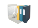 Sideaine kumilla LEITZ Cozy A4 80mm keltainen