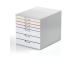Laatikosto DURABLE 280x292x356mm 7-laatikkoa valkoinen