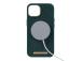 NJORD BYELEMENTS Salmon Leather MagSafe, iPhone 14, vihreä - Nahkakotelo
