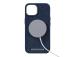 NJORD BYELEMENTS Salmon Leather MagSafe, iPhone 14, sininen - Nahkakotelo