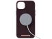 NJORD BYELEMENTS Salmon Leather MagSafe, iPhone 14 Plus, ruskea - Nahkakotelo