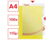 Muovitasku A4 (L) 100 mic Esselte 100 kpl paketissa