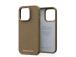 Njord byElements Suede Comfort+, iPhone 14 Pro, ruskea - kotelo