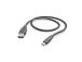HAMA latauskaapeli, USB-A, USB-C, 1,5 m, musta - USB-kaapeli