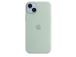 APPLE iPhone 14 Plus silikonikotelo MagSafella, heleroheline - Silikoonümbris