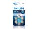 6 x paristot Philips ZA675 1,4 V sinkkiilma (PR44)