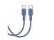 Puro Soft, USB-C / USB-C, 1,5 m, sininen - Kaapeli