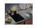 Electrolux 300 Domino, kehyksetön, leveys 29 cm, musta - Integroitu keraaminen liesi