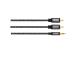 Avinity 2 RCA - 3,5 mm, 1,5 m, musta/harmaa - Audiokaapeli