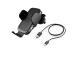 Hama FC10 Motion, 10 W, langaton, Qi-lataus, musta - Langaton laturi / puhelinteline autoon
