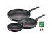 Tefal Simple Cook, 20/24/28 cm, 3-osainen, musta - Paistinpannusarja