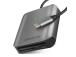 AXAGON CRE-S3C SuperSpeed USB-C UHS-II -lukija, tummanharmaa - Muistikortinlukija