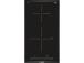 Bosch sarja 6 Domino, leveys 30,6 cm, teräsrunko, musta - Integroitu induktioliesi