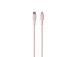 Puro SOFT, USB-C, Lightning, 1,5 m, pinkki - Kaapeli