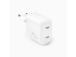 Puro MiniPro GaN seinälaturi, USB-C, 70W, valkoinen - Laturi