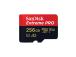 SANDISK Extreme Pro UHS-I, microSD, 256 Gt - Mälukortti ja sovitin