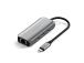 Satechi 4-in-1 USB-C-keskitin, LAN, harmaa - USB-keskitin