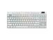 Logitech PRO X TKL, US, valkoinen - Langaton näppäimistö