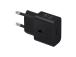 Samsung, USB-C, 25 W, musta - Virtalähde ja USB-C-kaapeli