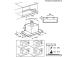 Electrolux, 700 m³/h, leveys 54 cm, musta - Integroitu ilmanpuhdistin