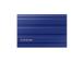 Samsung T7 Shield, 2 TB, USB-C 3.2, sininen - Väline SSD