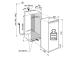 Liebherr, 296 L, korkeus 177 cm - Integroitu jääkaappi