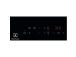Electrolux 300 Domino, kehyksetön, leveys 29 cm, musta - Integroitu keraaminen liesi