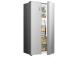 Hisense, NoFrost, 527 L, korkeus 179 cm, harmaa - SBS-jääkaappi