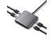 Satechi 4-porttinen USB-C-keskitin, Power Delivery, harmaa - USB-keskitin
