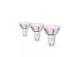 Philips Hue Essential Starter Kit, Spotlight + Hue Bridge, Full Color, GU10, 3 kpl, valkoinen - SmartLight-pakkaus