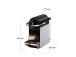 Nespresso Pixie, hopea - Kapselikahvinkeitin