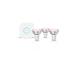 Philips Hue Essential Starter Kit, Spotlight + Hue Bridge, Full Color, GU10, 3 kpl, valkoinen - SmartLight-pakkaus