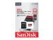 SANDISK Ultra microSDXC, 256 Gt, hall - MicroSD-kortti SD-sovitin